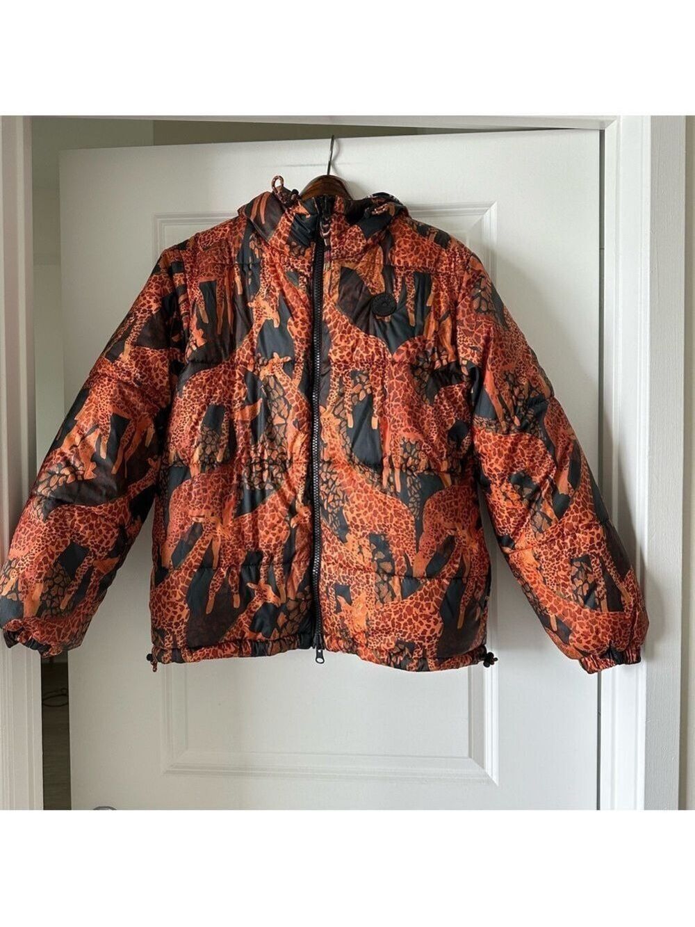 Farm Rio Black Sweet Mermaids Reversible Puffer Jacket - Picture 10 of 14